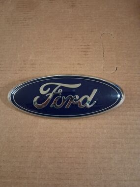 Ford Oval Emblem Badge - Blue and Silver Rear Tailgate
